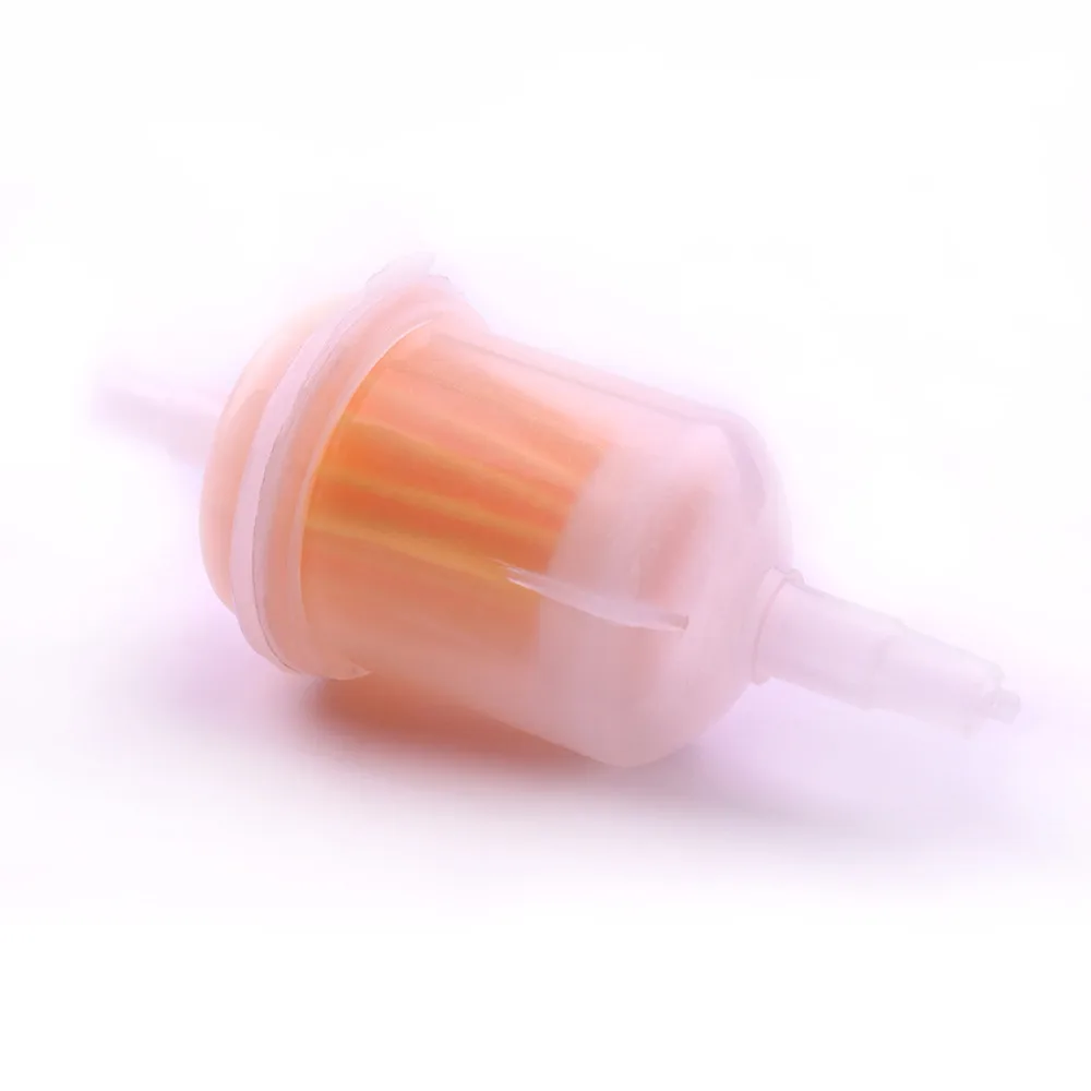 6Pcs In Line Fuel Filter VISU FILTER 1/4" FUEL LINE Oil Fuel Filter For