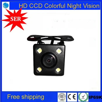 

HD Night vision Car rear view camera rear view reversing For all Models Cars Universal CCD Camera with LED lights For all cars