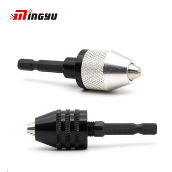 

0.3-6.5mm Drill Bits Adapter Electric Impact Driver Adaptor 1/4" Hex Shank Convertor Connector 75mm Long Screwdriver Adapter