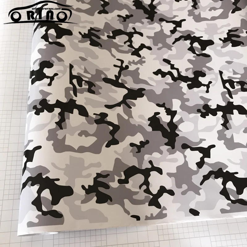 Black White Car Wrap Film-3