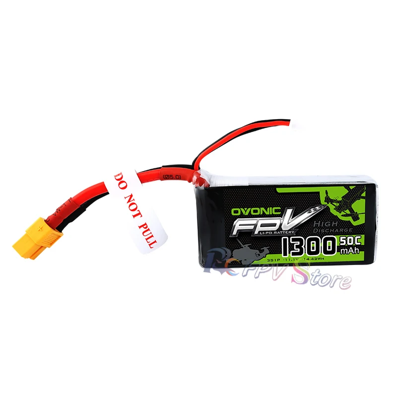 Высокочастотная батарея ovoic 1300/1550 MAh3-4S 50 80 100C через литиевую батарею FPV