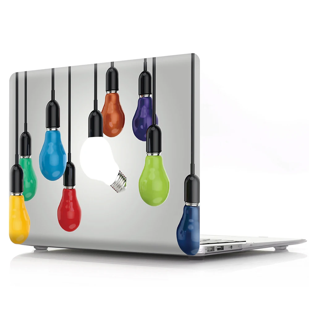 New PVC Coque for Macbook Air Retina Pro 11 13 15 Touch bar Case Cartoon Bubble For Macbook Air 13 Pro 13 2018 A1932 A1989 Case (3)