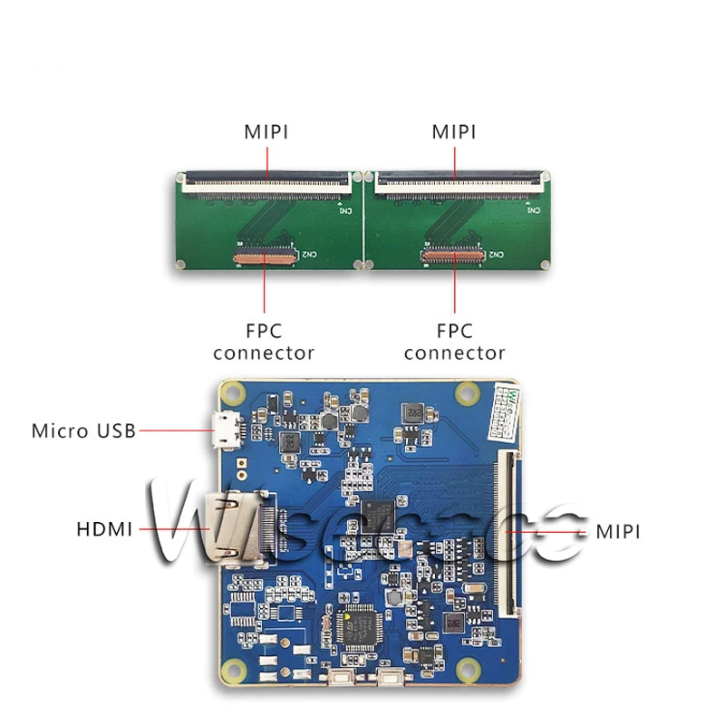 HDMI к MIPI драйвер платы для 3,4 Круглый круглый 800*800 ЖК-панель для samrt часы Raspberry PI DIY проект