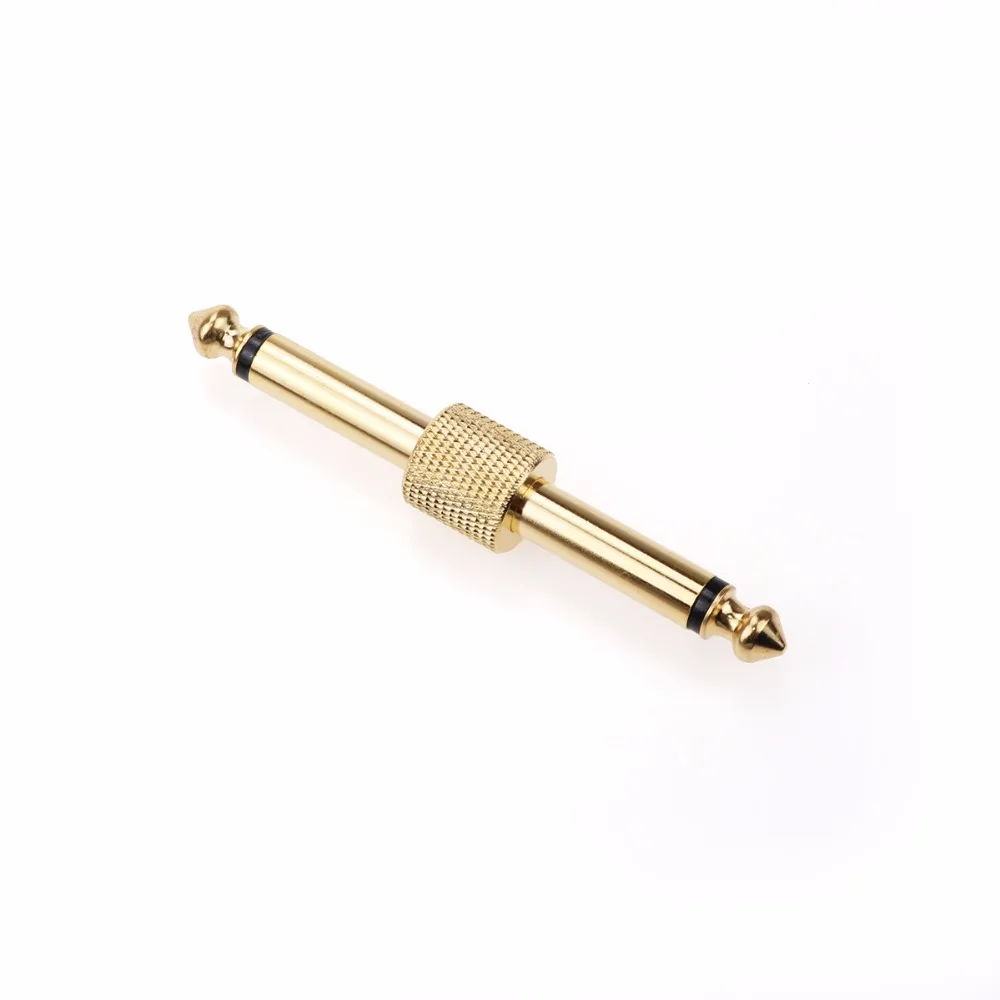 JCD золото 1/4 дюйма 6 35 мм Coulper педаль для гитары создания спецэффектов разъем