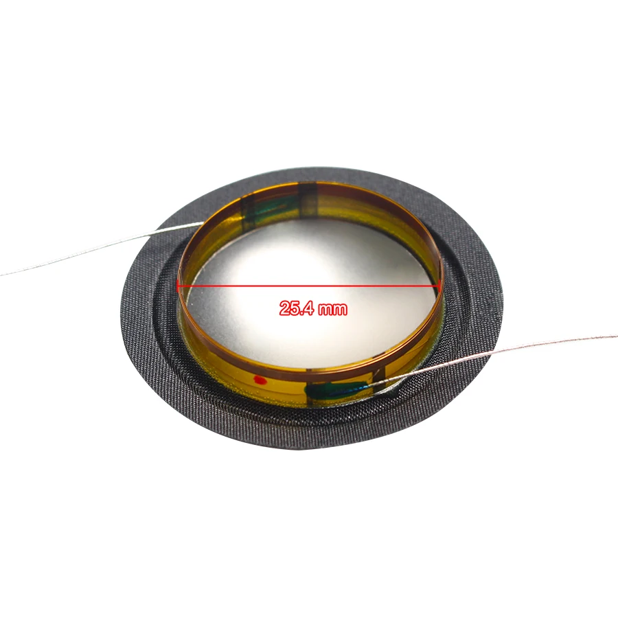 2 шт 25,4 мм импортная металлическая титановая пленка+ шелковая боковая Диафрагма 25 ядерный твитер динамик аксессуары для ремонта