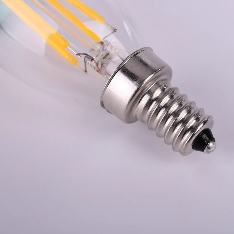 Античный стиль лампочки Вольфрам винтажная лампочка эдисона G35 теплый белый E12 E14 E27 220 V галогенные лампы освещения