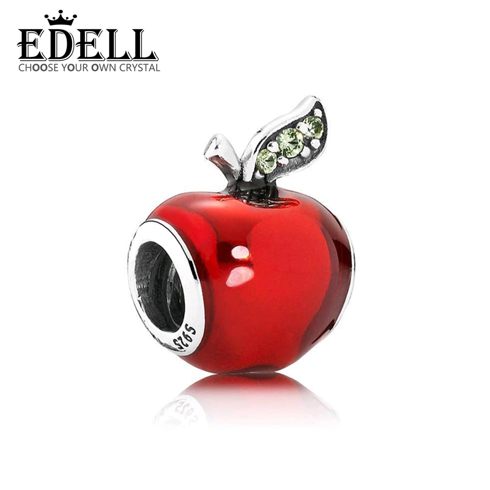 

EDELL 100% 925 Sterling Silver 1:1 Authentic 791572EN73 Sneeuwwitjes appel Bracelet Original Women Jewelry