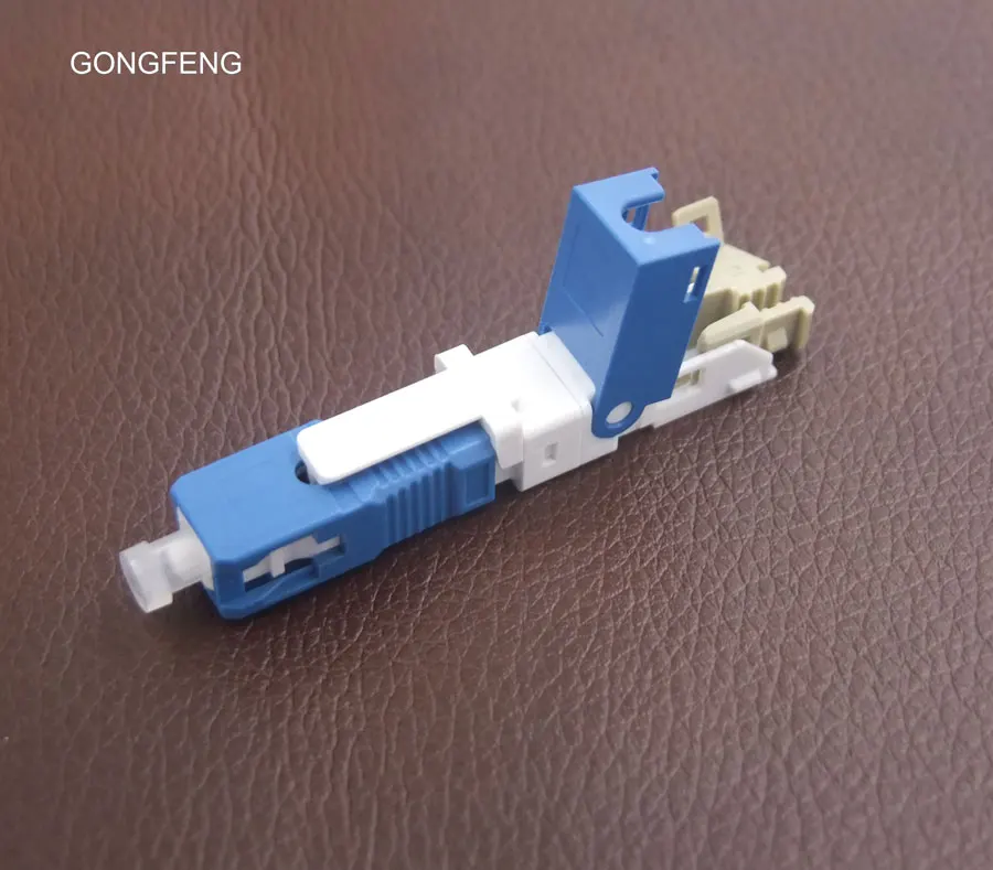

GONGFENG 100pcs New Hot SC Optic Fiber Fast Connector FTTH SC/UPC Used Fiber Cable Quick Connector Special Wholesale to Brazil