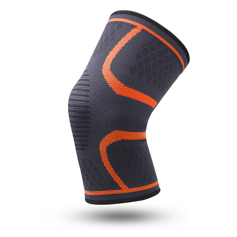 1 шт. нейлоновые эластичные спортивные наколенники дышащие наколенники для бега фитнес-Туризм защитный наколенник для велоспорта - Цвет: Orange