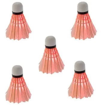 

PROMOTION!Superior Practical Red 5*Dark Night LED Badminton Shuttlecock Birdies Lighting