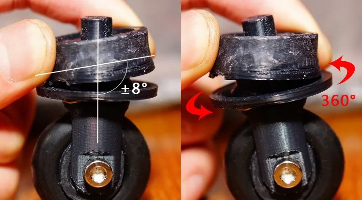 Easy wheel for Brompton Birdy Fold Bike for 29.5-31mm Seatpost end Saddle Post