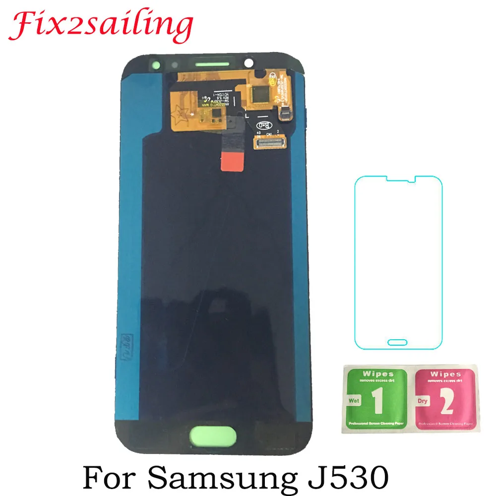 

Super Amoled LCD For Samsung Galaxy J5 2017 J530 J530F LCD Display + Touch Screen Replacement Parts 5.0inch New Display