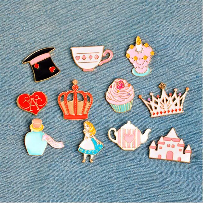 yiustar Fashion Wedding Brooch A fairy Tale Metal Princess Girls Toy For Dress | Украшения и аксессуары