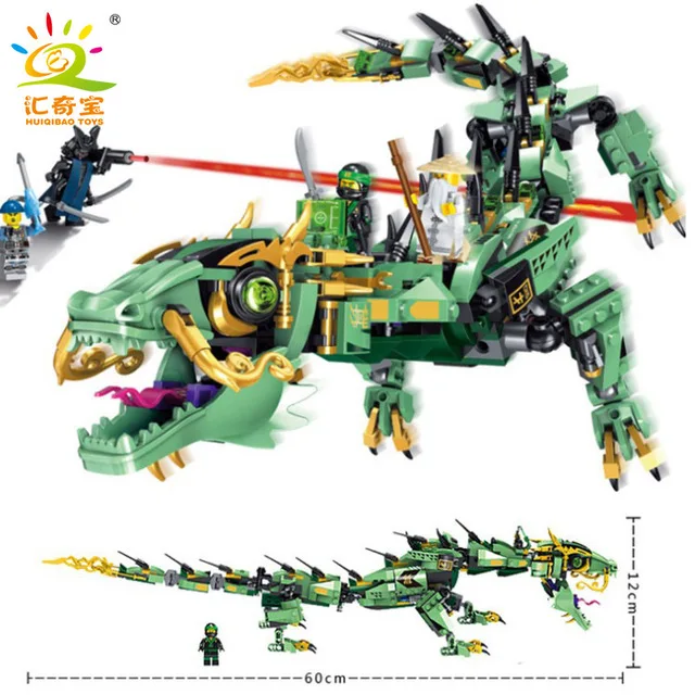 

592pcs Movie Series Flying mecha dragon Building Blocks Bricks Toys For Children Model Gifts Compatible With LegoINGly NinjagoIN