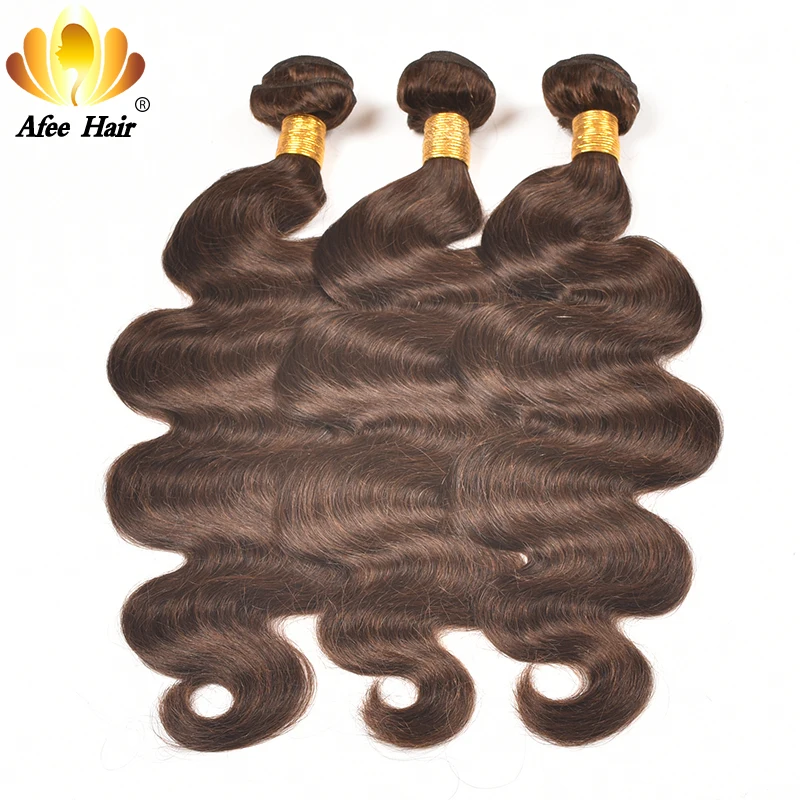 

AliAfee Hair Brazilian Body Wave Hair Weave Bundles 3 PC Deal Non Remy Human Hair Bundles T1B/27,#2,#4 No Tangling No Shedding