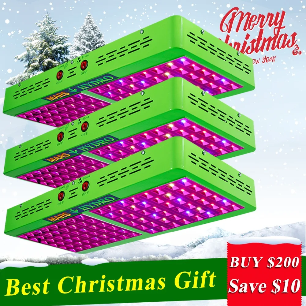 

3PCS Mars Hydro Reflector 600W Full Spectrum LED Grow Light Indoor Medical Plants /Panel for Grow tent /Box