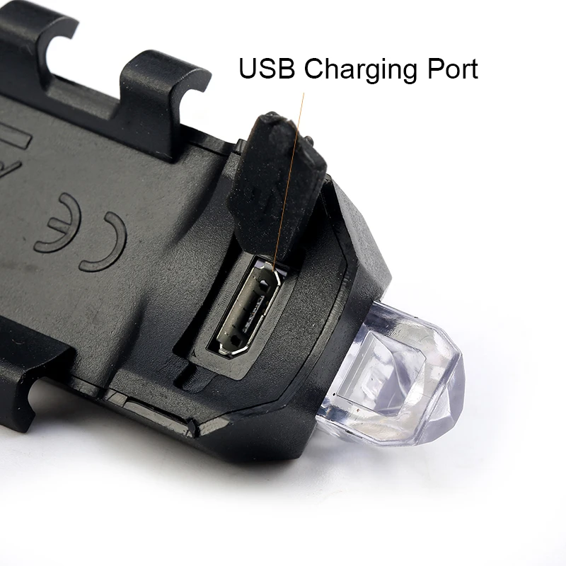 Top Dropshipping 5 LED Night Mountain Bicycle Cycling Tail Light USB Rechargeable Warning Light Bike Rear Safety Bike Accessories 3