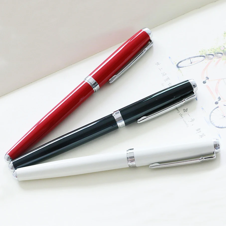 High Quality Fountain Pen Luxury Eternal Life 1106 Metal 0.38MM Fine Nib Ink Pens for Writing