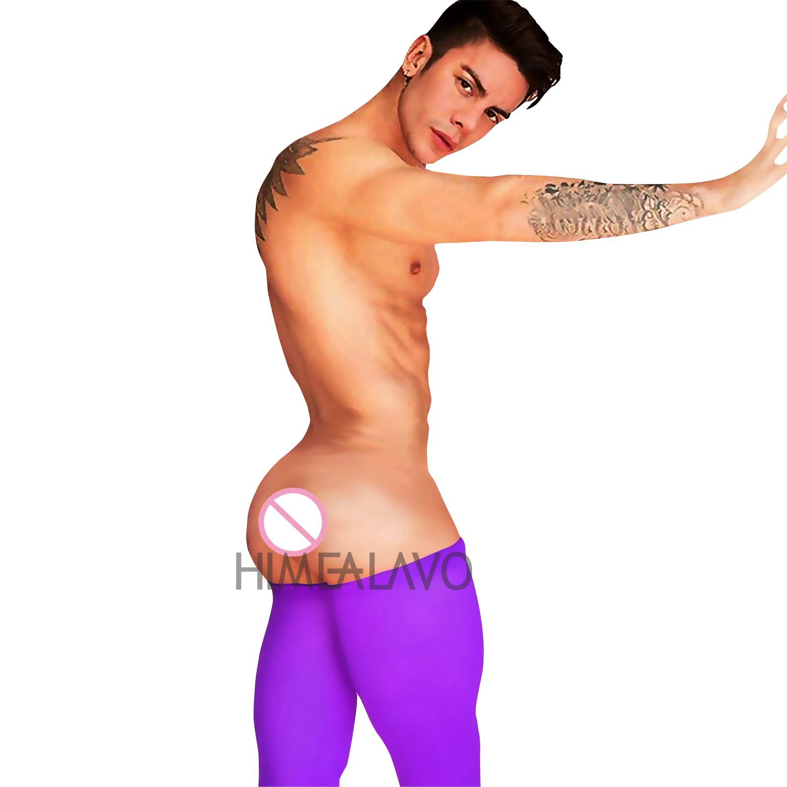 HIMEALAVO hot Sexy Gay Mens bodystocking Opaque Nylon Thigh High Stockings Male stockings 11 colors -