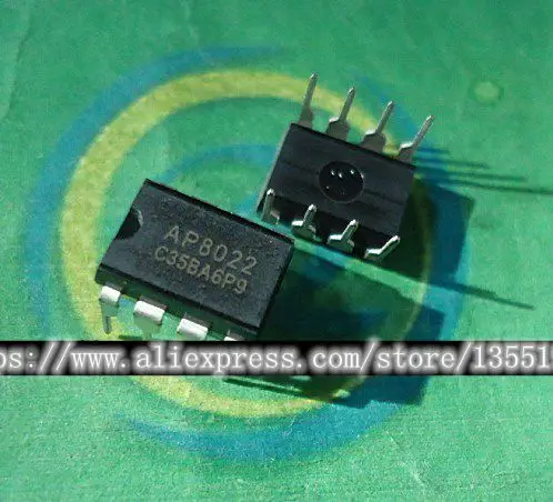 

10pcs/lot VIPER22A VIPER22 AP8022 DIP-8 In Stock