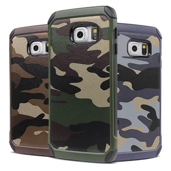 

100PCS/Lot Camouflage Case For Samsung Galaxy S8 Plus S7 S6 Edge Shockproof Hard Cover For Samsung A5 A7 A3 2017 J5 J7 2016 Note