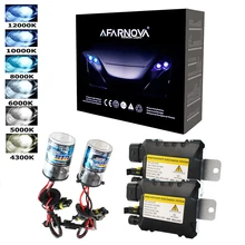 35 Вт H7 HID xenon комплект H1 H3 H4 H7 H11 9005 9006 D2S фар автомобиля тонкий балласт xenon лампы 4300K 6000K 8000K ксенона H7