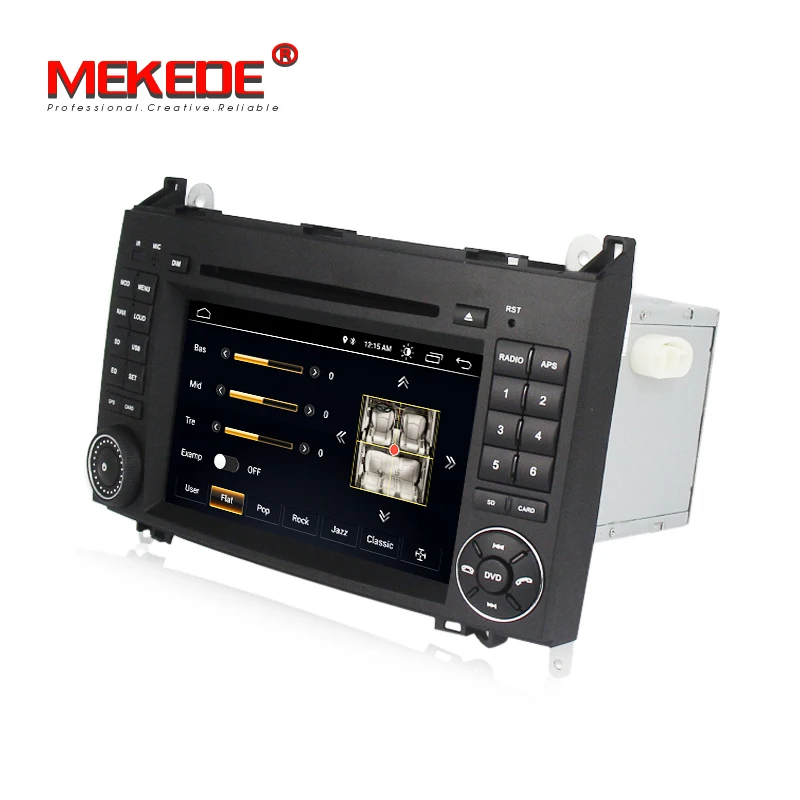 Clearance MEKEDE 1024*600  Android 8.1 2din Car DVD GPS Head unit for Mercedes Benz B200 A B Class W169 W245 Viano Vito W639 Sprinter W906 5