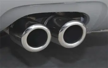 

CHROME EXHAUST MUFFLER TIP PIPE For VW CC passat B6 EOS Gasoline