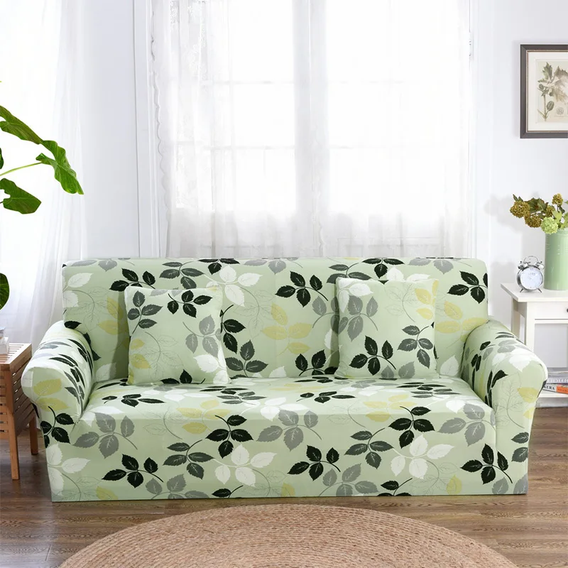 Эластичный чехол на диван с цветочным принтом, плотно обмотка, все включено, угловой чехол на диван из стрейч-материала seater44 - Цвет: Color 24