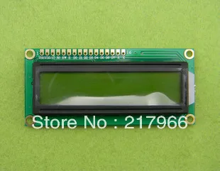 

5PCS X LCD1602 LCD 1602 Yellow and green screen with backlight LCD display LCD-1602-3.3V