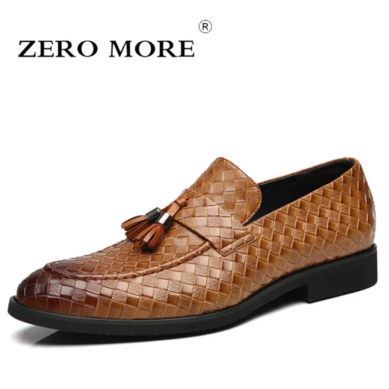 ZERO MORE Mens Casual Shoes Hot Sale Fashion Fringe Shoes Men 2019 Slip On Tassel Loafers Male ...