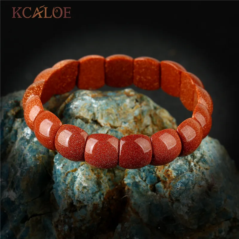 KCALOE индийский оникс бисер эластичный браслет для женщин многоцветные