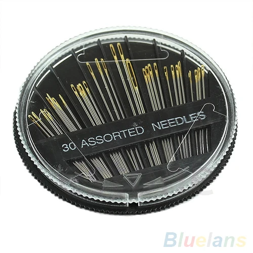 

30Pcs Assorted Hand Sewing Needles Quilt Embroidery Mending Craft Sew Case Home Cloth Accessories 2MCB 3RVM Drop Shipping