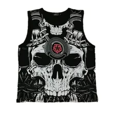 Размера плюс мужские майки 6XL мужские топы с принтом хлопковый жилет плюс большого размера мужской жилет для фитнеса топы без рукавов для бодибилдинга