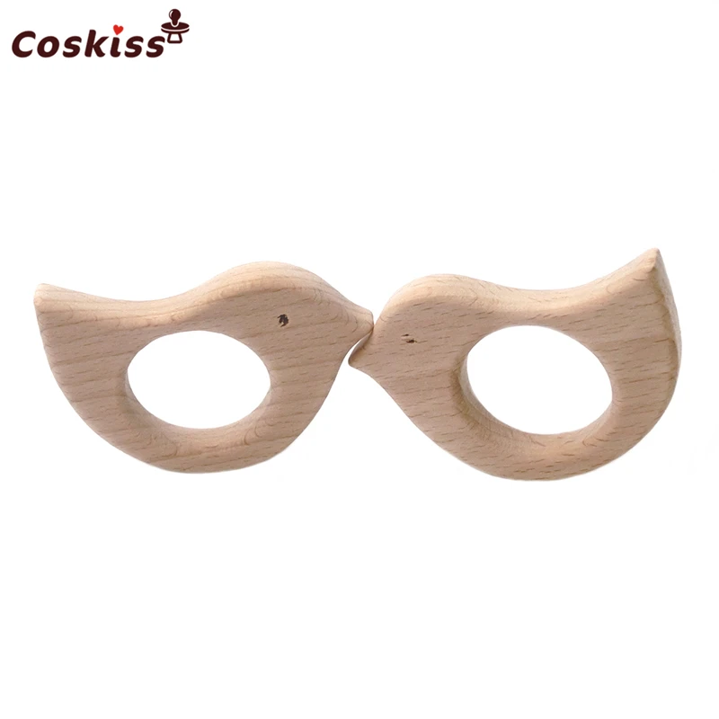 50pcs Beech Wooden Bird Natural Handmade Wooden Teether DIY Wood Personalized Pendent Eco-Friendly Safe Baby Teether Toys 50pcs Beech Wooden Bird Natural Handmade Wooden Teether DIY Wood Personalized Pendent Eco-Friendly Safe Baby Teether Toys
