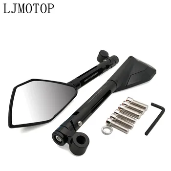 

Motorcycle Blind Spot Mirrors Moto Rearview Mirrors CNC Side Mirrors For YAMAHA XMAX 125/250/300/400 Iron Max NMAX 125 R120