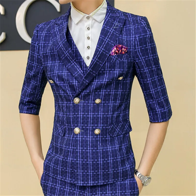 Popular Men Short Sleeve Suits-Buy Cheap Men Short Sleeve