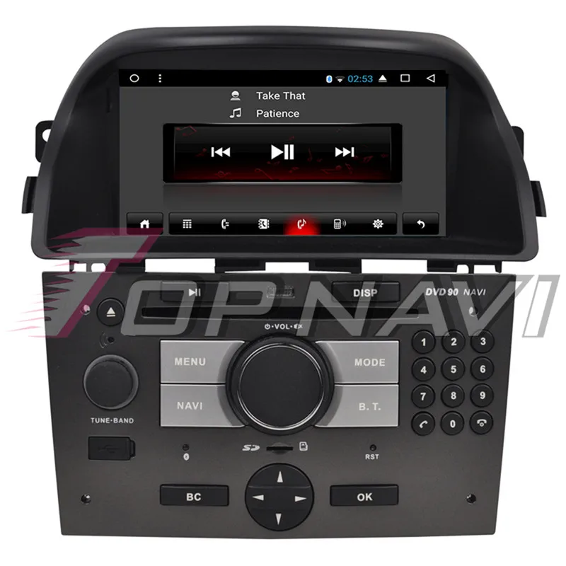 Topnavi Android 6,0 Автомобильный gps навигатор для OPEL ANTARA 2008 2009 2010 2011 2012 2013 Авторадио Мультимедиа Аудио стерео, без DVD