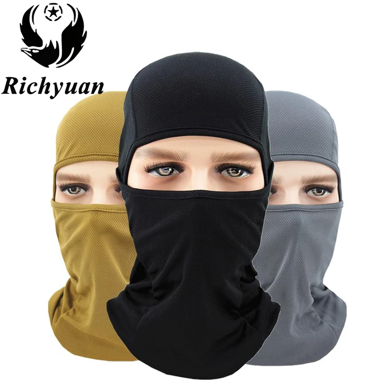 

Breathable Balaclava Tactical Full Face Mask Bicycle Military Airsoft Paintball Army Protection Winter Warmer Windproof Hats Men
