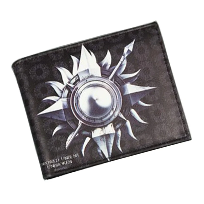 

DC Marvel Bioworld Comics Purse Anime Gift for Teenager Games of Thrones Leather Card Holder Bags Wallets Folder Short Wallet