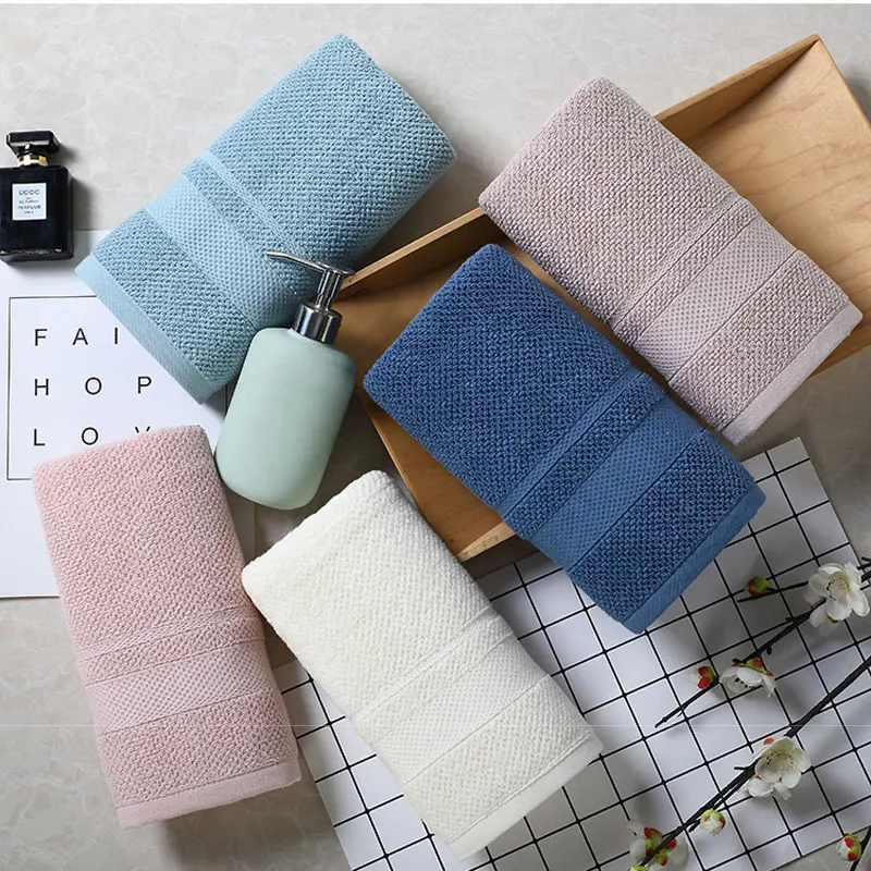 

soft cotton face towel hair towel sport gym bathroom towels large size toalla