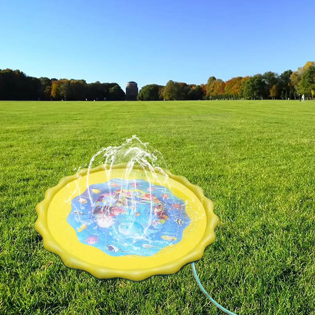 Надувная Детская мозаика идеальная надувная напольная летняя вода игрушки спринклерная площадка для 1to5 лет мальчик девочка игровые коврики для детей