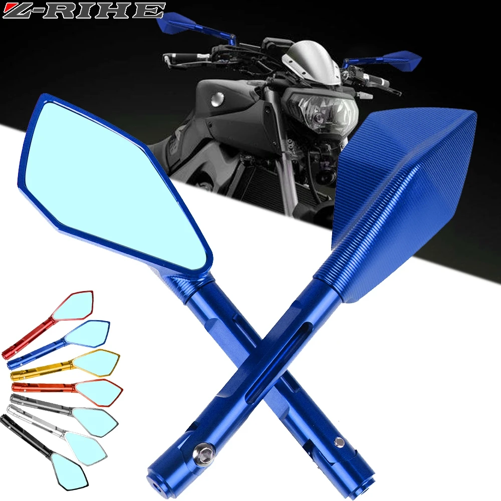 

Motorcycle Rearview Mirror CNC ALL Aluminum Case for YAMAHA FZ1 FZ6 MT-07 MT-09 MT-10 KAWASAKI ER-6N Z1000 Z750 Z900 Z800 Z650