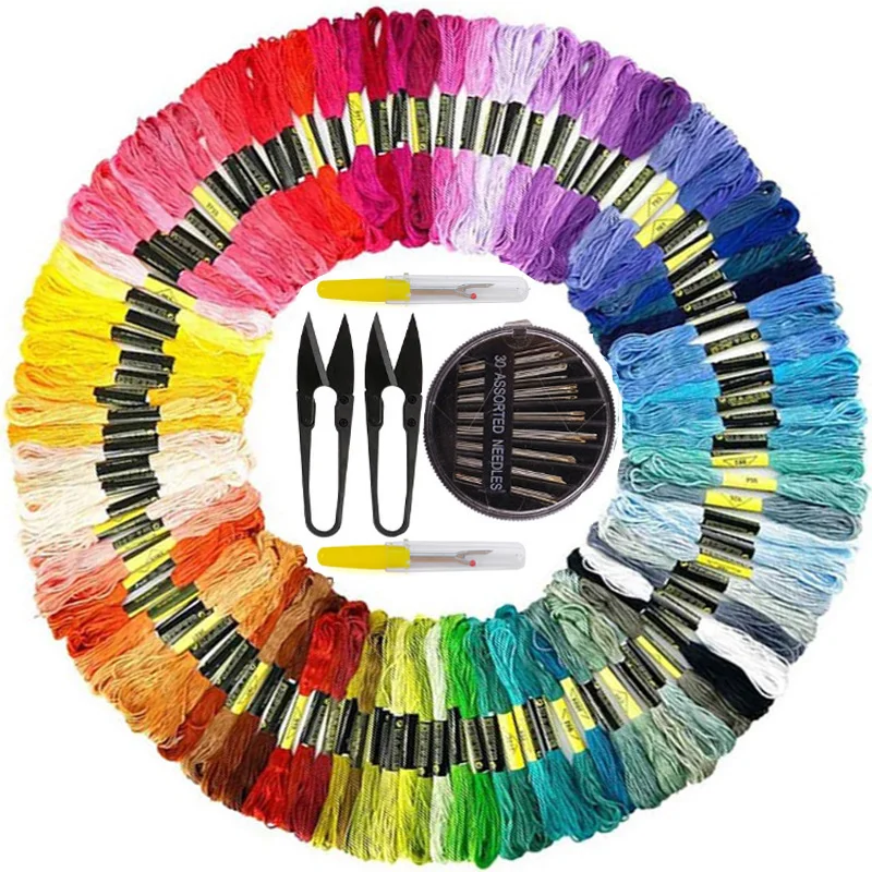 100 pcs embroidery threads3