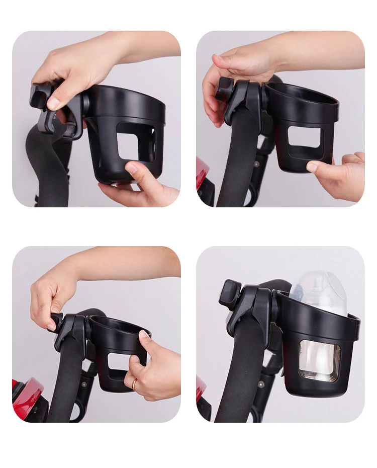 Универсальный вращающийся держатель для детских колясок на 360 градусов, подставка для бутылок, аксессуары для детской коляски