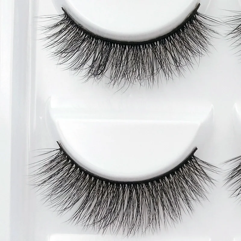 50 pairs natural long false eyelashes mink eyelashes makeups cruelty free lashes fake lash eyelash extension faux cils G803