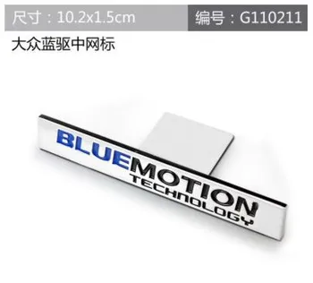 

50X 3D METAL BLUEMOTION grill grille emblem Car-Styling For VW GOLF TIGUAN AUDI SEAT SKODA