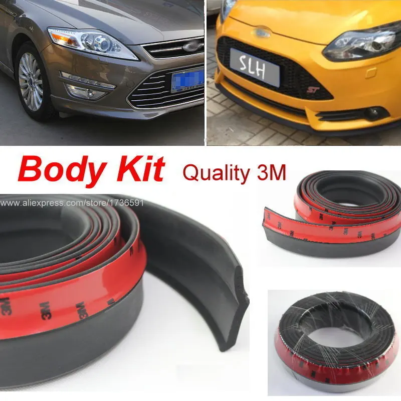Для Ford Flex Fiesta Focus Escort MONDEO Taurus EcoSport Kuga Edge S-MAX автомобильный бампер губы спойлер