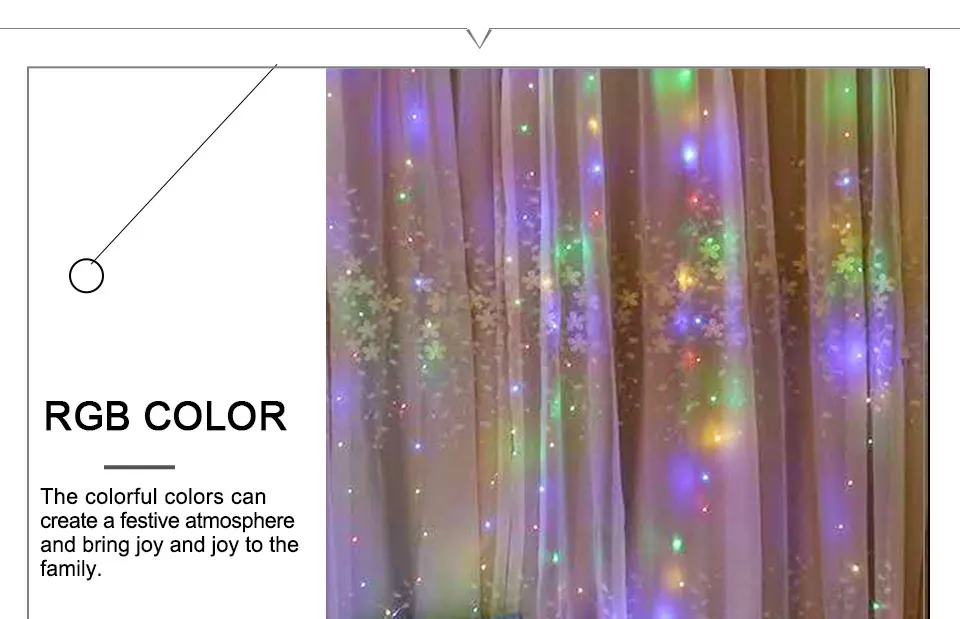 300leds Copper Wire USB Curtain Led String Light (19)