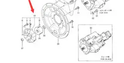 Новая муфта гидравлического насоса 4275308 для экскаватора Hitachi EX60-2 EX60-3 EX75UR